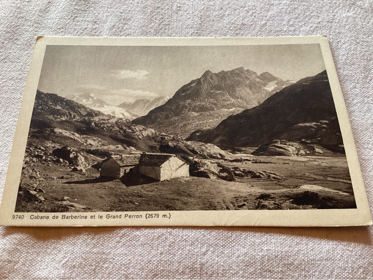 Ansichtskarten: Barberine cabane – Gebraucht aus Luc (Ayent) von Rebouille