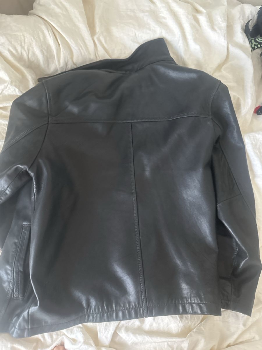 Vestes: Vintage Black Leather Jacket Men's Size L – D'occasion à Ittigen par kat_l7tm 3