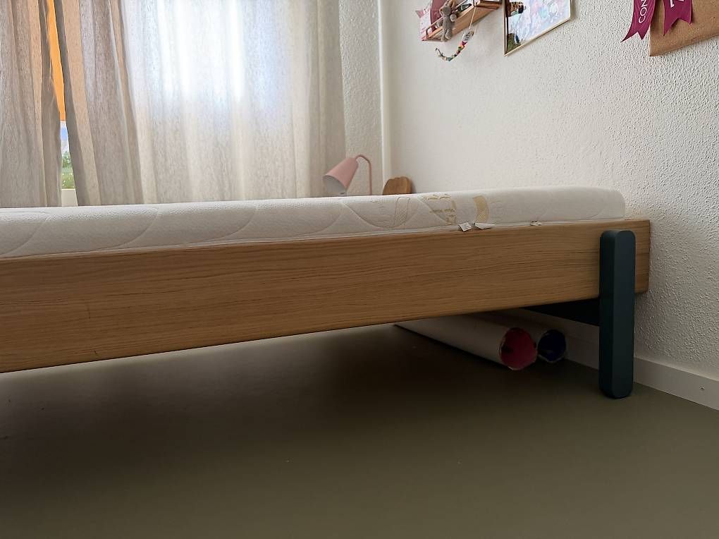 Betten: Flexa Popsicle Bett 90cm inkl. Mattratze – Gebraucht aus La Punt Chamues-ch von cat_9krp 1