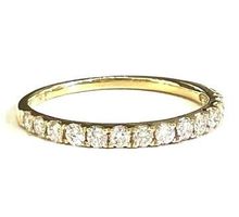 Alliancering: Gelbgold mit 15 Diamanten 0.38ct. G/SI, 1480.-