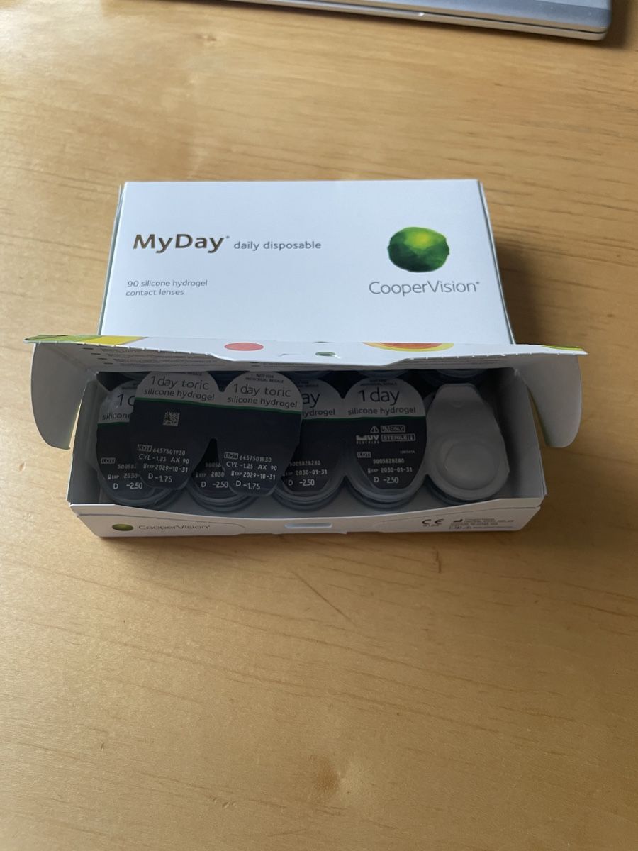 Cooper Vision Lenti a contatto: MyDay daily disposable 81 Kontaktlinsen – Nuovo (secondo la descrizione) da Jona venduto da amdo 1