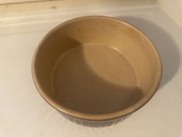 2 Emile Henry Ramekin Dish Brown France Baking Dessert Bowl 