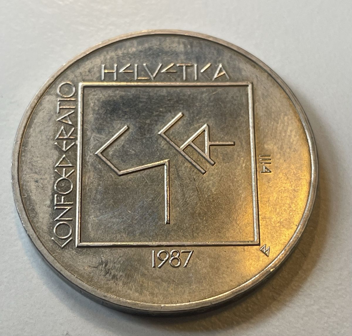 Tutti le monete: 5 CHF  Commemorative Coin 1987 – Usato da Pregassona venduto da REEUP 2