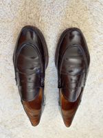 Loafers Leder, bordeauxrot,Grösse 38