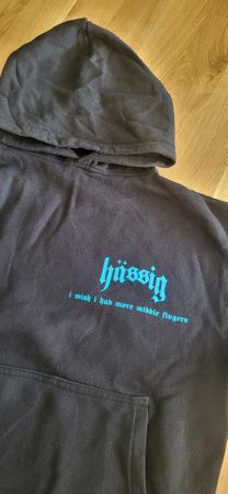 Hässsig Hoodie, Grösse M, Schwarz, Top Zustand