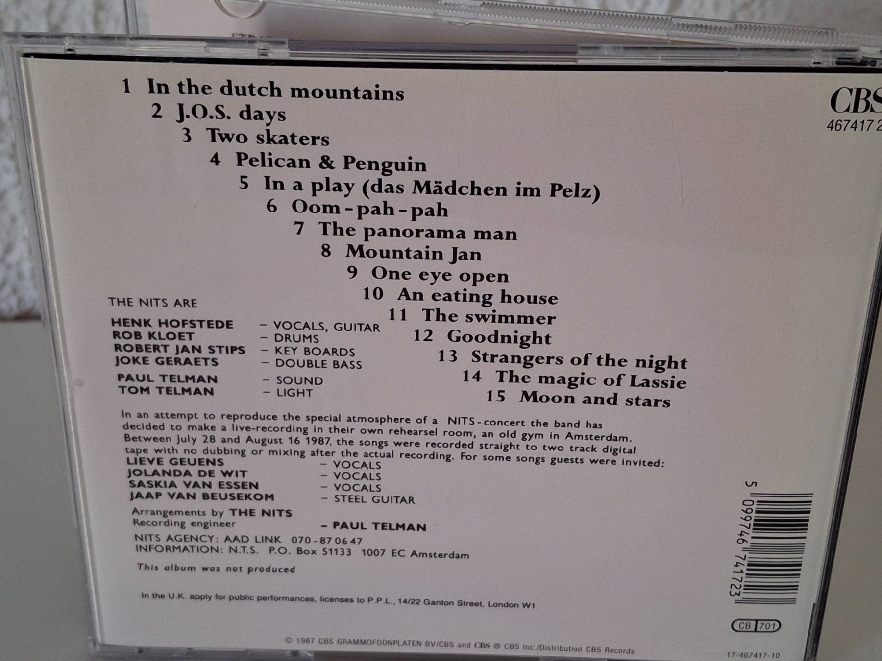 CDs: CD The Nits  - In The Dutch Mountains – D'occasion à Aarberg par Jackup1 1