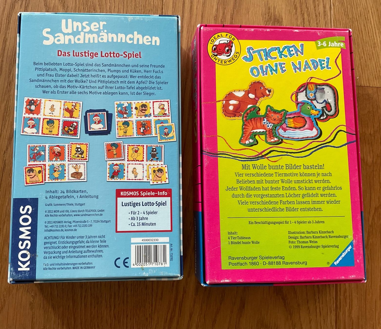 Giochi: Zwei Spiele ab 3 Jahren – Usato da Niederteufen venduto da sicmu 1