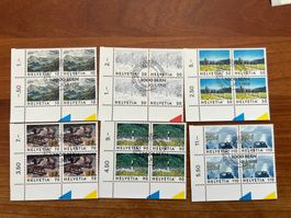 1998   CH Erstag gest.Viererblock mit Tab  (K121)