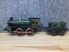 GBN Spur 1 Dampflokomotive I = 48 mit Schlepptender grün