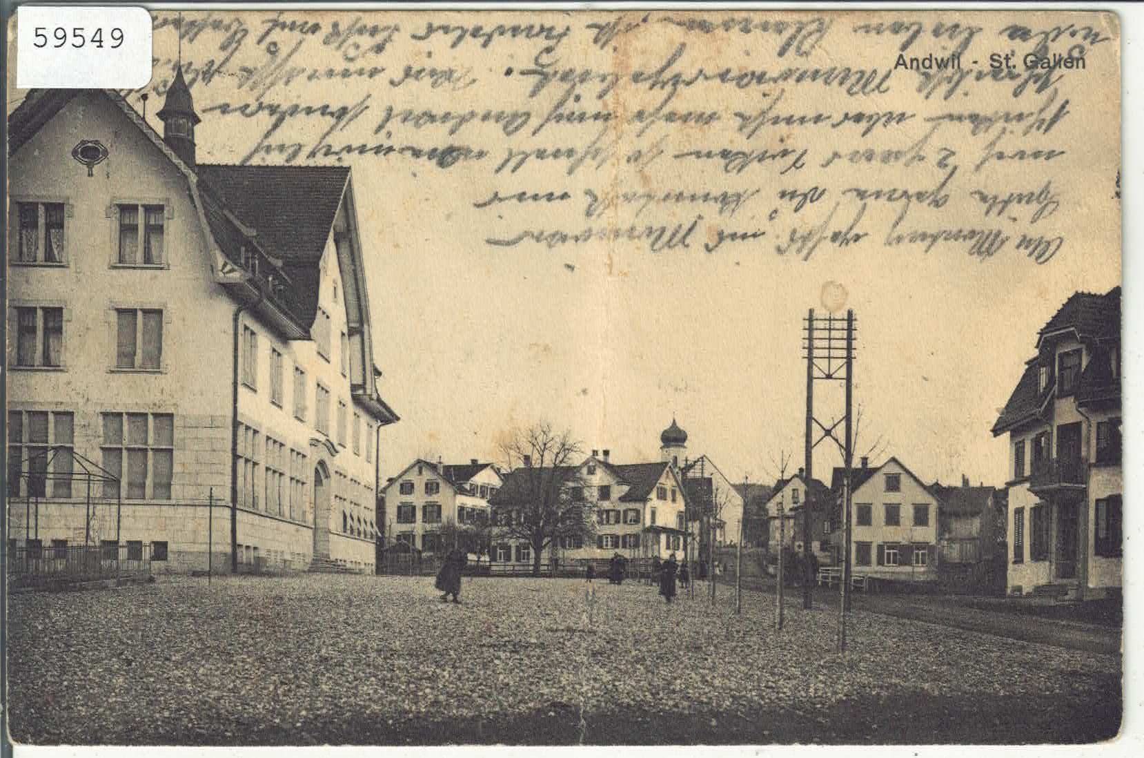 Cartoline postali: Andwil SG - Schulhaus – Difettoso da Ettingen venduto da Kartenplanet