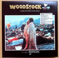 WOODSTOCK (Ltd. Box mit 2 Doppel-CD's + VHS neuwertig)