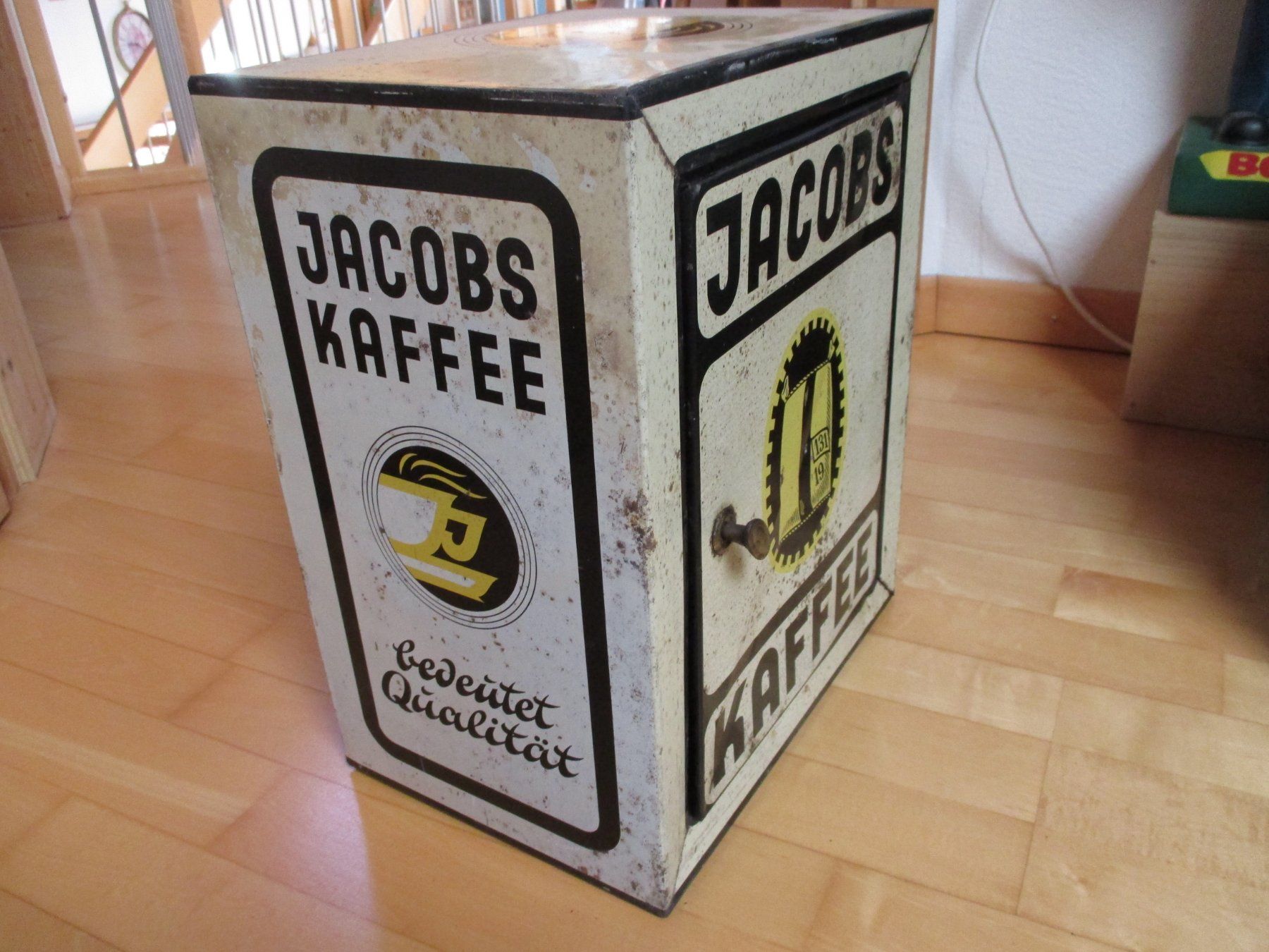 Barattoli: Jacobs Kaffee Blech Kasten  Vintage – Usato da Felsberg venduto da sanwill 1