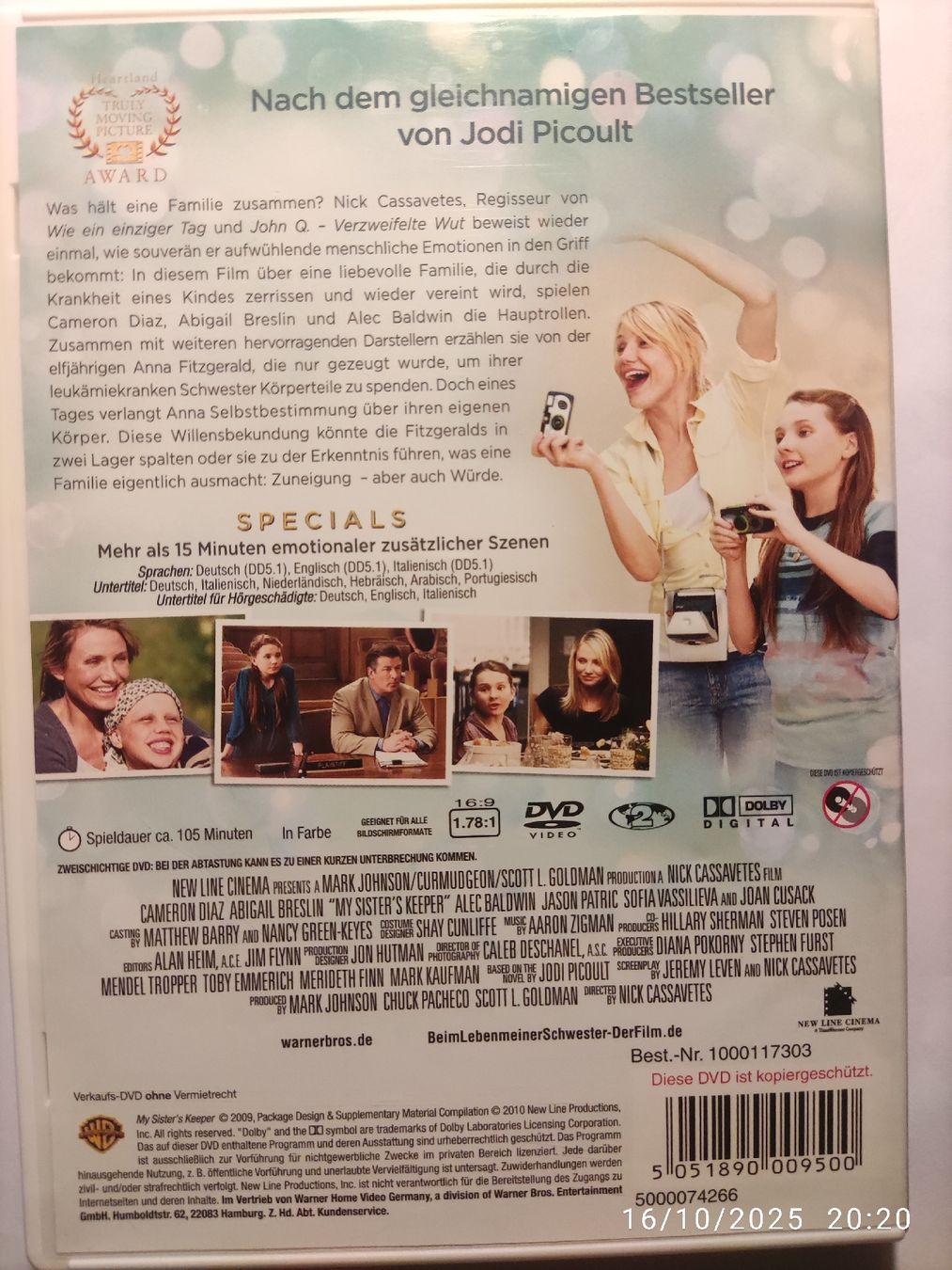 Alle DVDs: Beim Leben meiner Schwester – Gebraucht aus Basel von Alacant 1