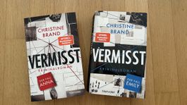 Christine Brand, zwei Krimis Vermisst Der Fall Anna Emily