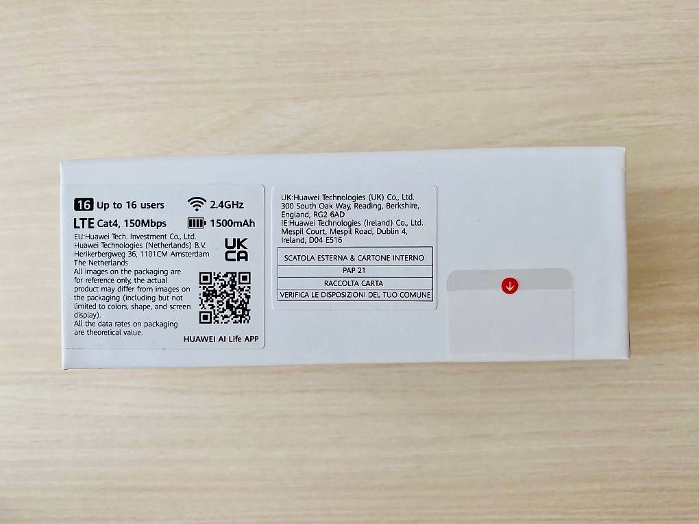 Modem & Router: Routeur Wi-Fi 4G Huawei E5576-320  Neuf, emballage origine – Usato da Crans VD venduto da SunDance20 3