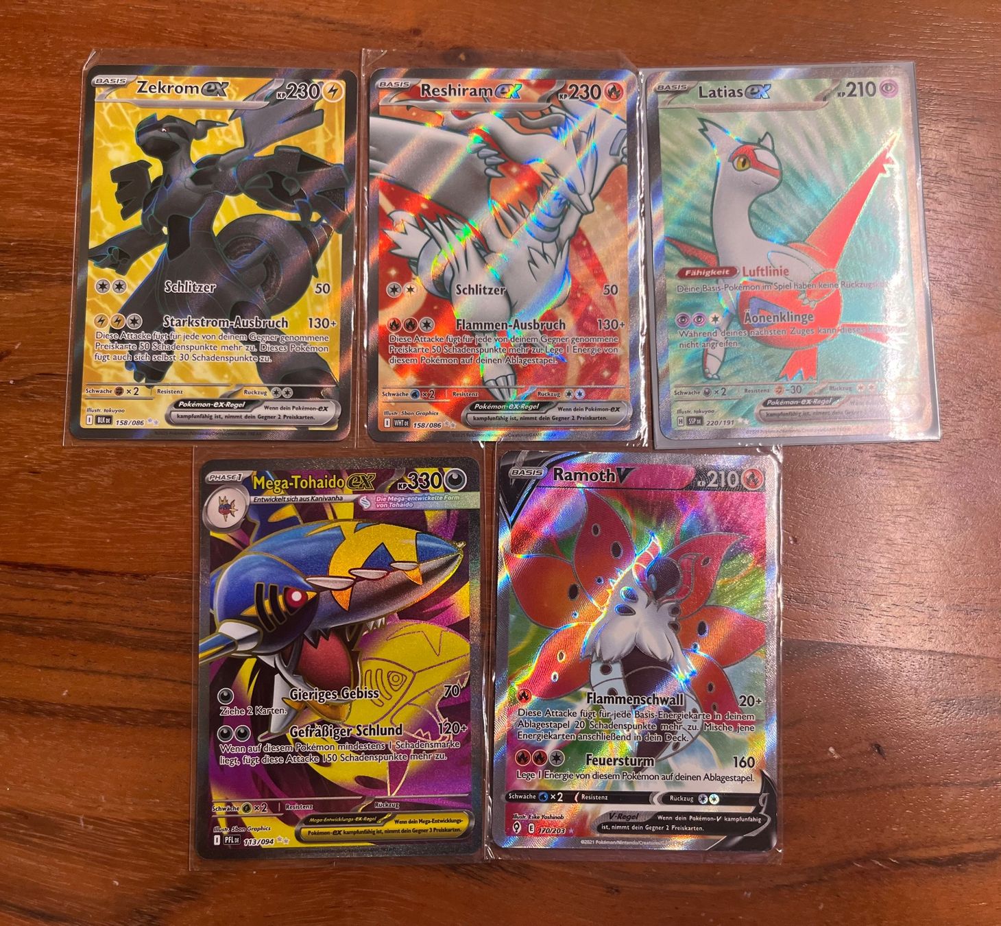 Pokémon Sammelbilder & Trading cards: Pokemon 5 FullArt (Deutsch) – Neu (gemäss Beschreibung) aus Winterthur von saloun