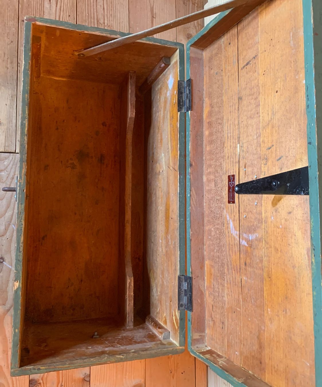 Casse di trasporto: Alte Werkzeugkiste aus Holz – Usato da Goldingen venduto da Bergler012 6