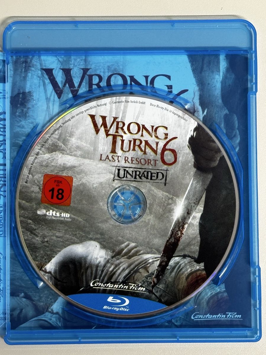 Tous les DVDs: Wrong Turn 6 Last Resort Unrated Blu-ray dt.fassung – D'occasion à Zürich par Nobs1 2