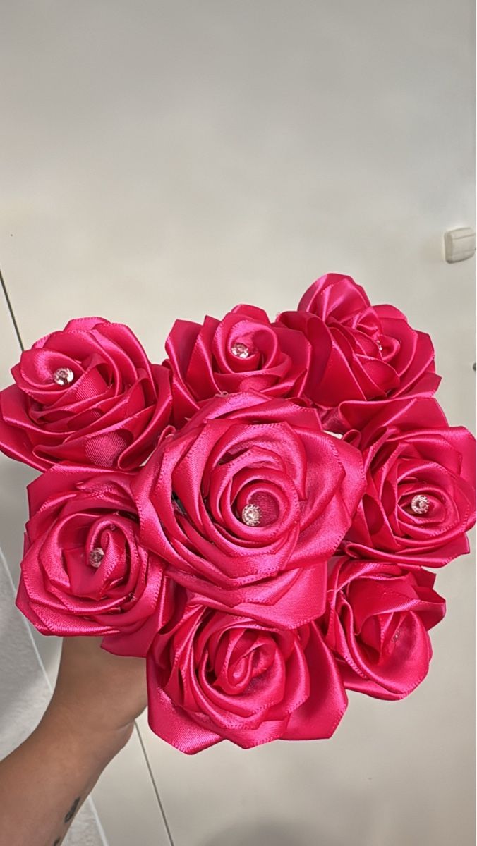 Kit bricolage: Complete satin rose bouquet kit – Nuovo (secondo la descrizione) da Forch venduto da TiciaSantos 3