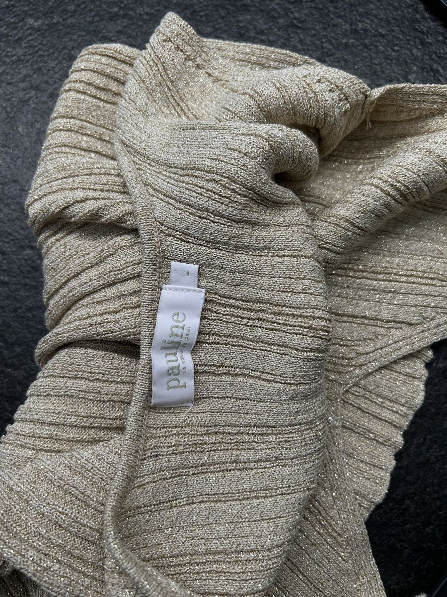 Tops: Pauline Stricktop Gold, Grösse L, neu – Neu (gemäss Beschreibung) aus Leuzigen von nora999 3