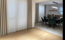 Wellenfalten Nachtvorhang Beige 2 x Breit 130 x 236 Hoch