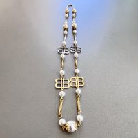 Collier de perles fantaisie vintage BB