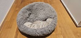 Katzenbett rund Plüsch neu