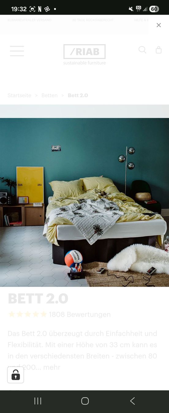 Betten: ROOM IN A BOX Bett 2.0 schwarz S – Gebraucht aus Baden von AlexandraSchneider 1
