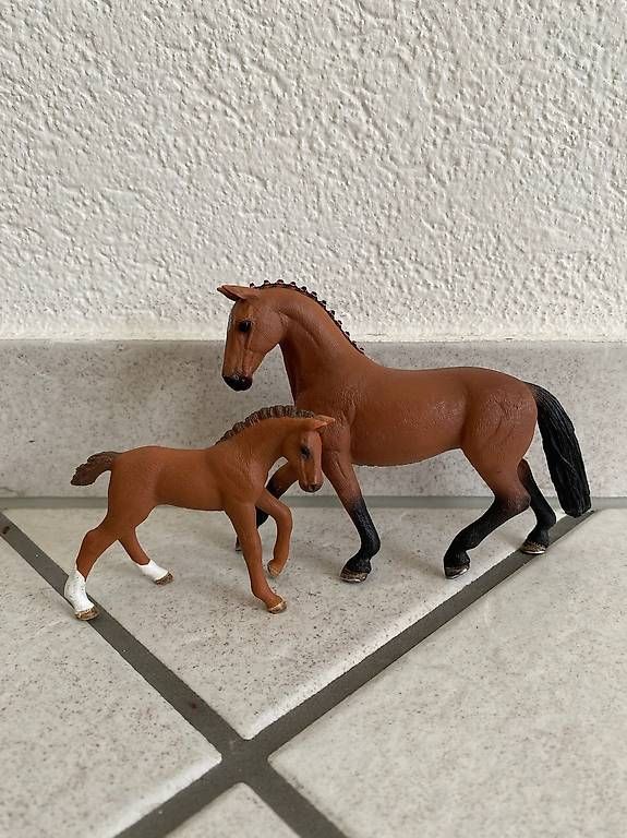 Schleich Giocattoli: Schleich Set Pferd mit Fohlen – Usato da Otelfingen venduto da Schlaedde