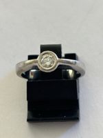 Ring Weissgold 750 mit Diamant 0,25 ct . guter Zustand