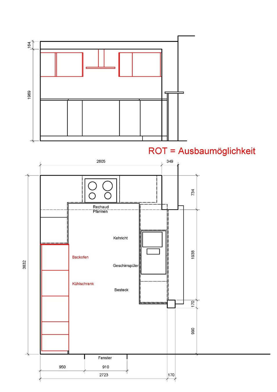 Cucine complete: Einbauküche mit Granitabdeckung – Induktion – Usato da Zollbrück venduto da Zolki 9