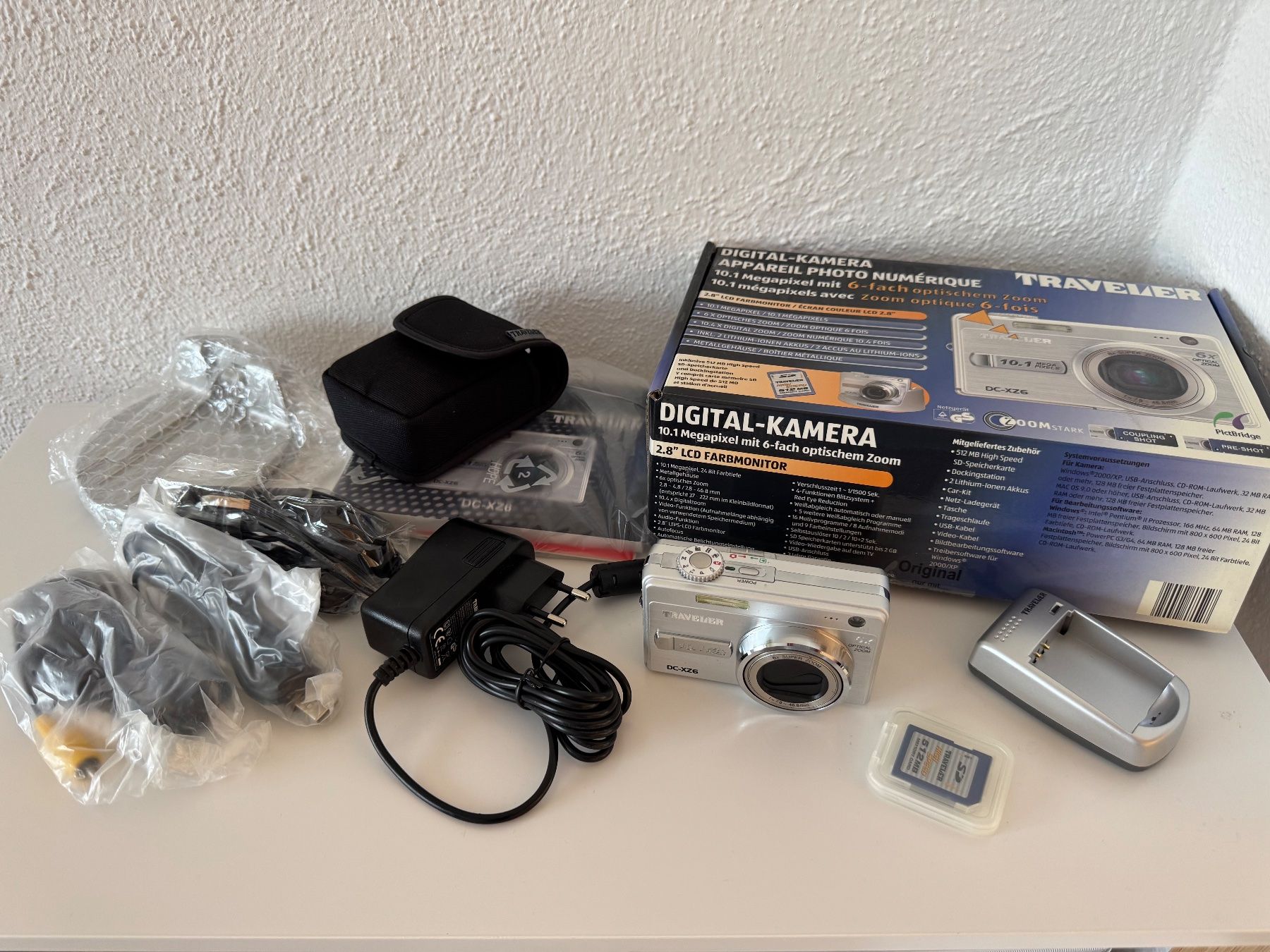 Kamera: Traveler DC-XZ6 Digitalkamera – Neu und originalverpackt aus Frauenfeld von difi67