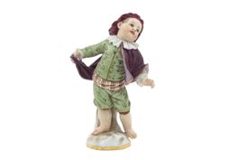 Kleine Meissen Porzellan Figur Höhe 83mm