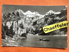 Kahnfahrt auf dem Oeschinensee bei Kandersteg, Rarität!