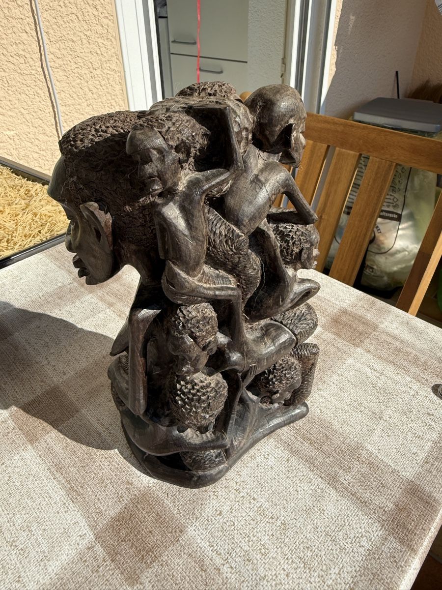 Xilografie: Skulptur Afrika Holz – Usato da Zug venduto da sir_pk 3