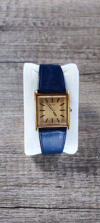 Montre chronographe Q Timex 40 mm avec bracelet en cuir bleu/acier inoxydable