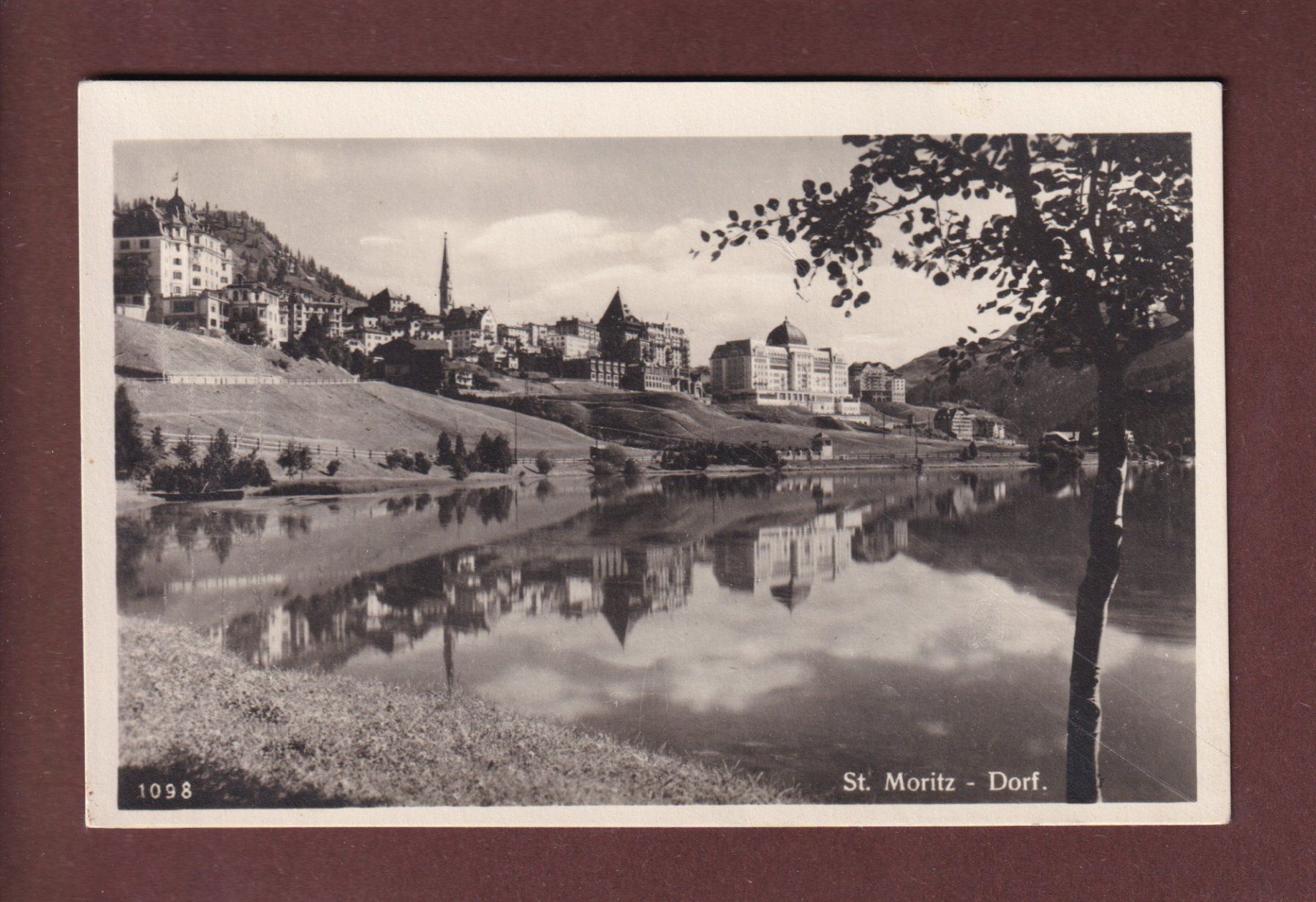 Cartes postales: ST. MORITZ-DORF - 1933 – D'occasion à Pully par nicecards-shop