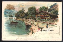 Litho Brienz, Schweizerhaus, Ich bin ein