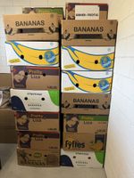 10 Bananenschachteln