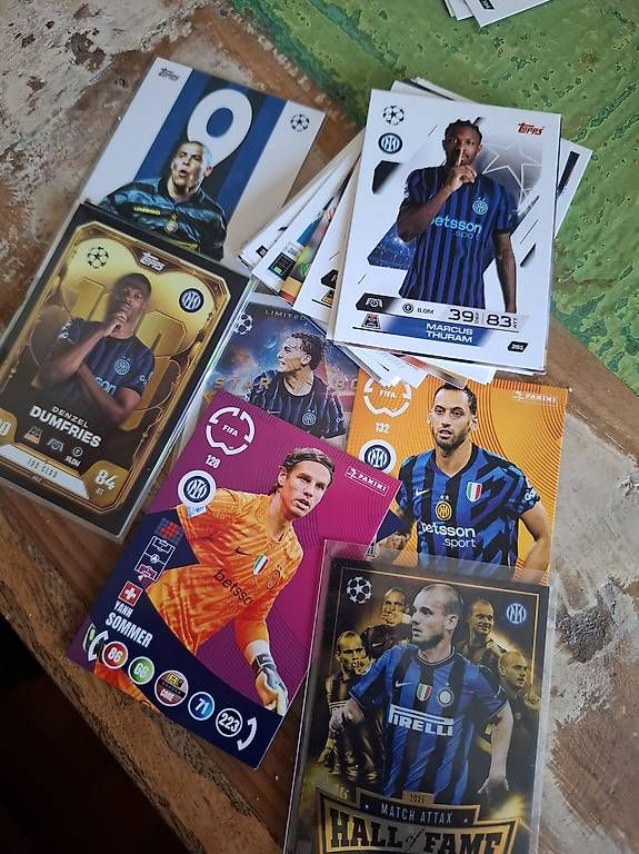 Cartes à collectionner: Fussballsammelkarten Set Inter Mailand  – D'occasion à Pfäffikon SZ par yello13 3