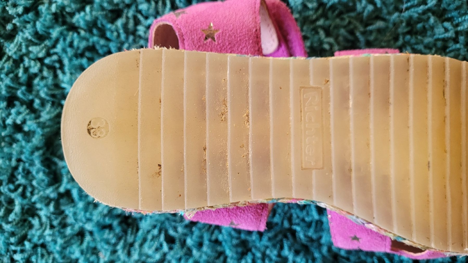 Schuhe für Mädchen: Richter Mädchen Leder Sandalen Gr. 33 – Gebraucht aus Warth von aussieaussie 4