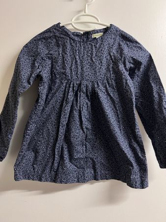 Mädchen Bluse mit Leopardenmuster, Gr. 126 eher 120