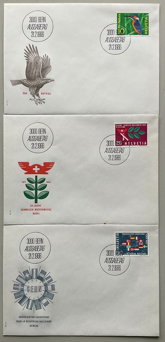 Tutti i francobolli: Briefmarken Schweiz - FDC mit Ersttagsstempel 1966 – Nuovo (secondo la descrizione) da Luzern venduto da 19primeln