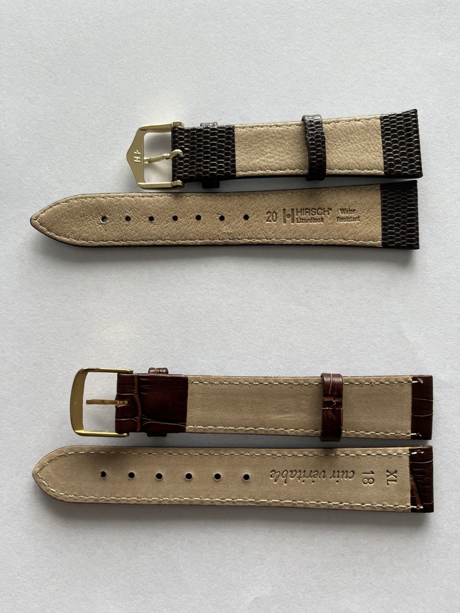 Bracciali & Braccialetti: 2 Uhrenarmbänder braun – Nuovo (secondo la descrizione) da Beckenried venduto da Beggo51 1
