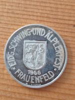 CH-Med.Schwingfest 1966 Silber 900 15,3 gr. gem.Bilder