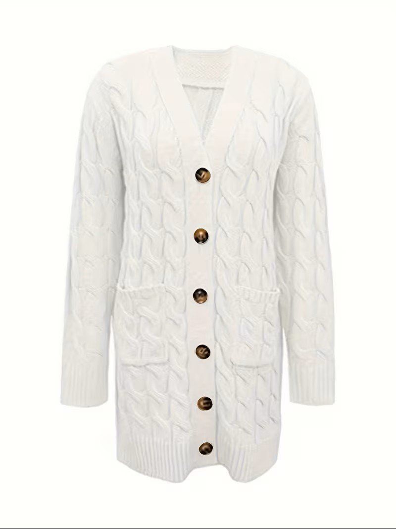 Giacche: Strickjacke Jacke Long Weiss Gr. 46 – Nuovo (secondo la descrizione) da Schaffhausen venduto da Second77