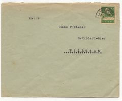 1925 von Wolhusen an Sekundarlehrer Püntener Wolhusen