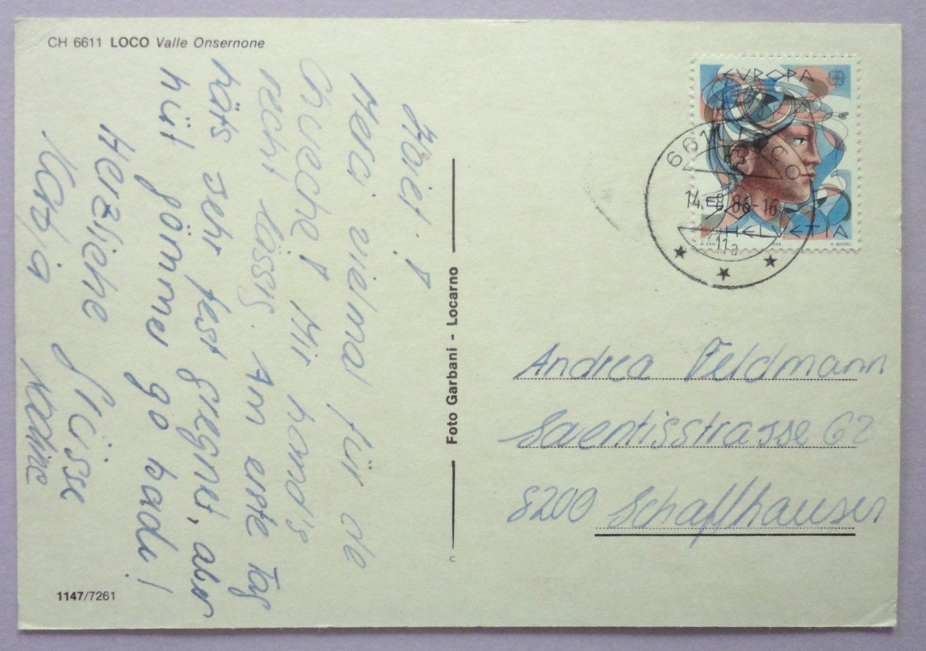 Cartoline postali: Loco, Valle Onsernone – Usato da Fétigny venduto da Billy2miny 1