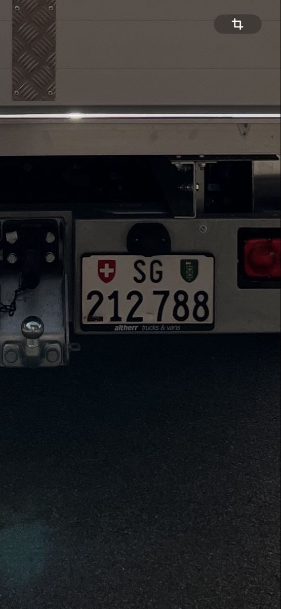 Insegne: Schönes Kontrollschild SG 212788 – Usato da Mosnang venduto da two_for_tragedy 1