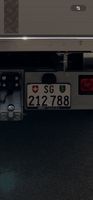 Schönes Kontrollschild SG 212788
